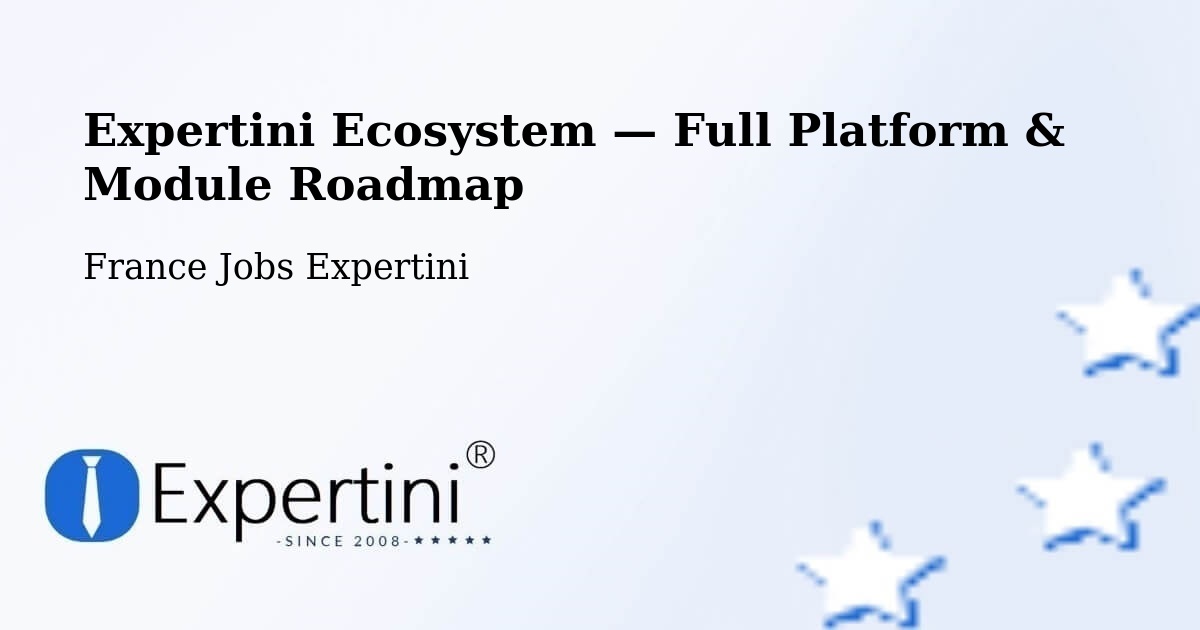 Expertini Ecosystem — Full Platform & Module Roadmap – Concarneau